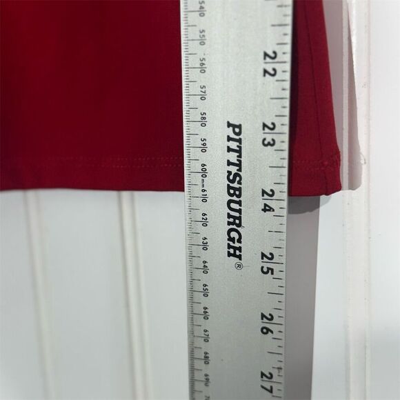 Cache Red Halter Top XS Rhinestone Neckline Glam Y2K Clubwear Party Blouse VTG - Picture 6 of 8